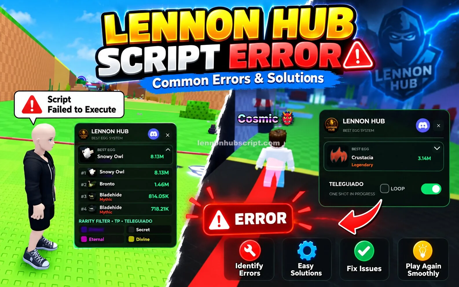 Lennon Hub Script Error