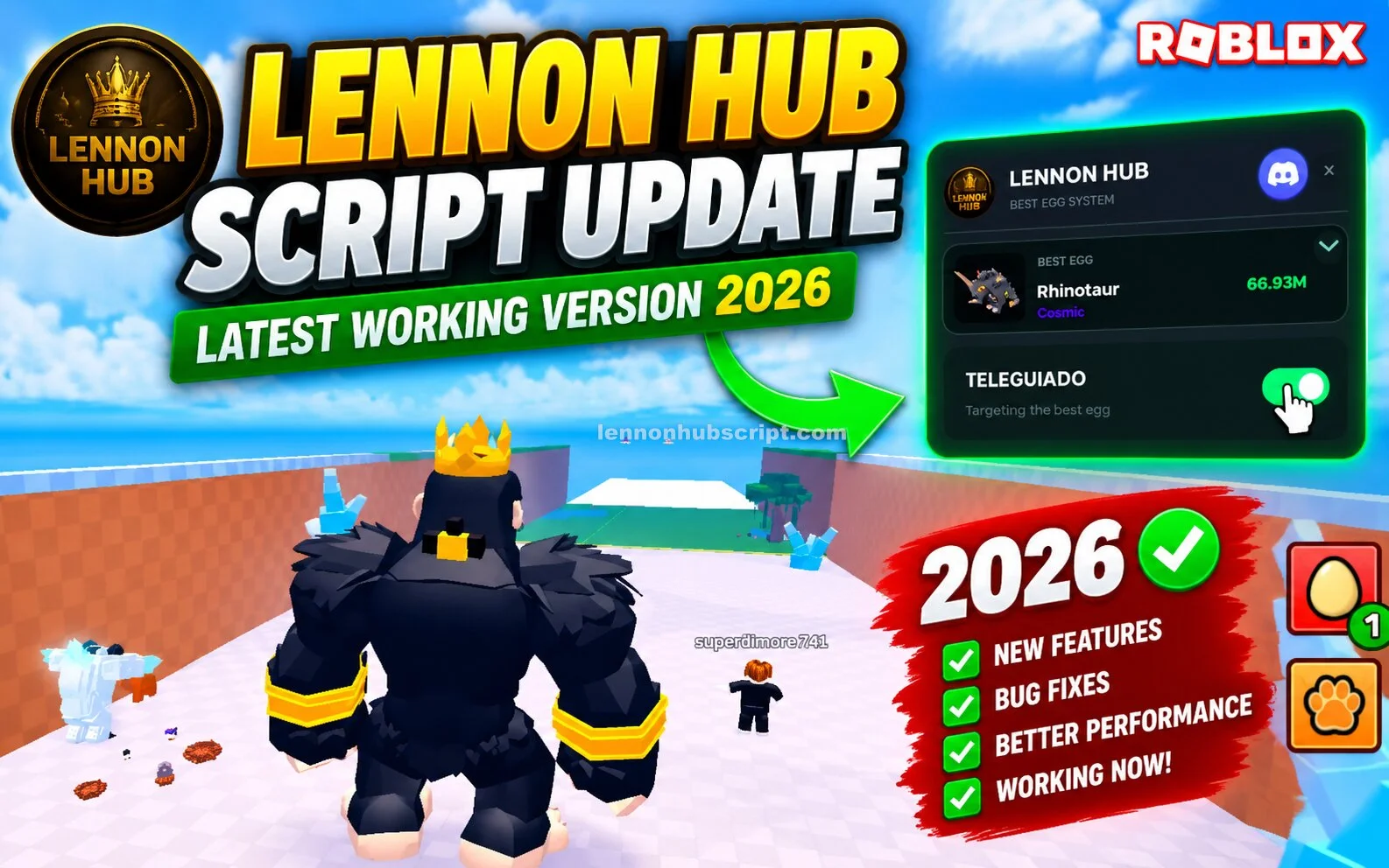 Lennon Hub Script Update